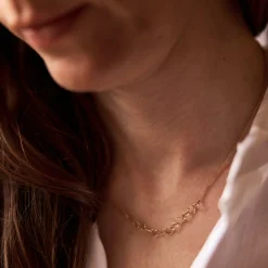 B2B Ketting heart on fire