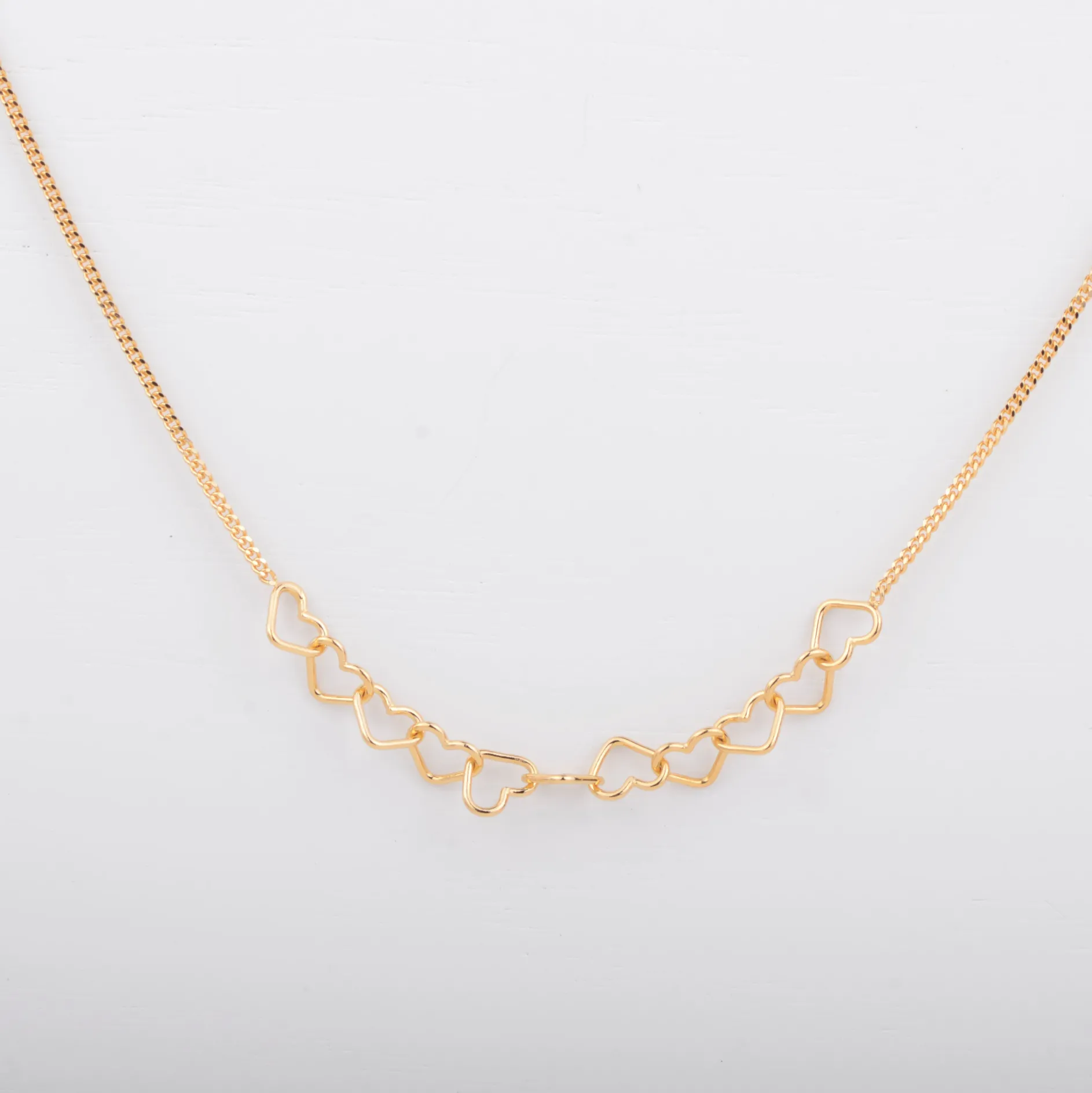 B2B Ketting heart on fire