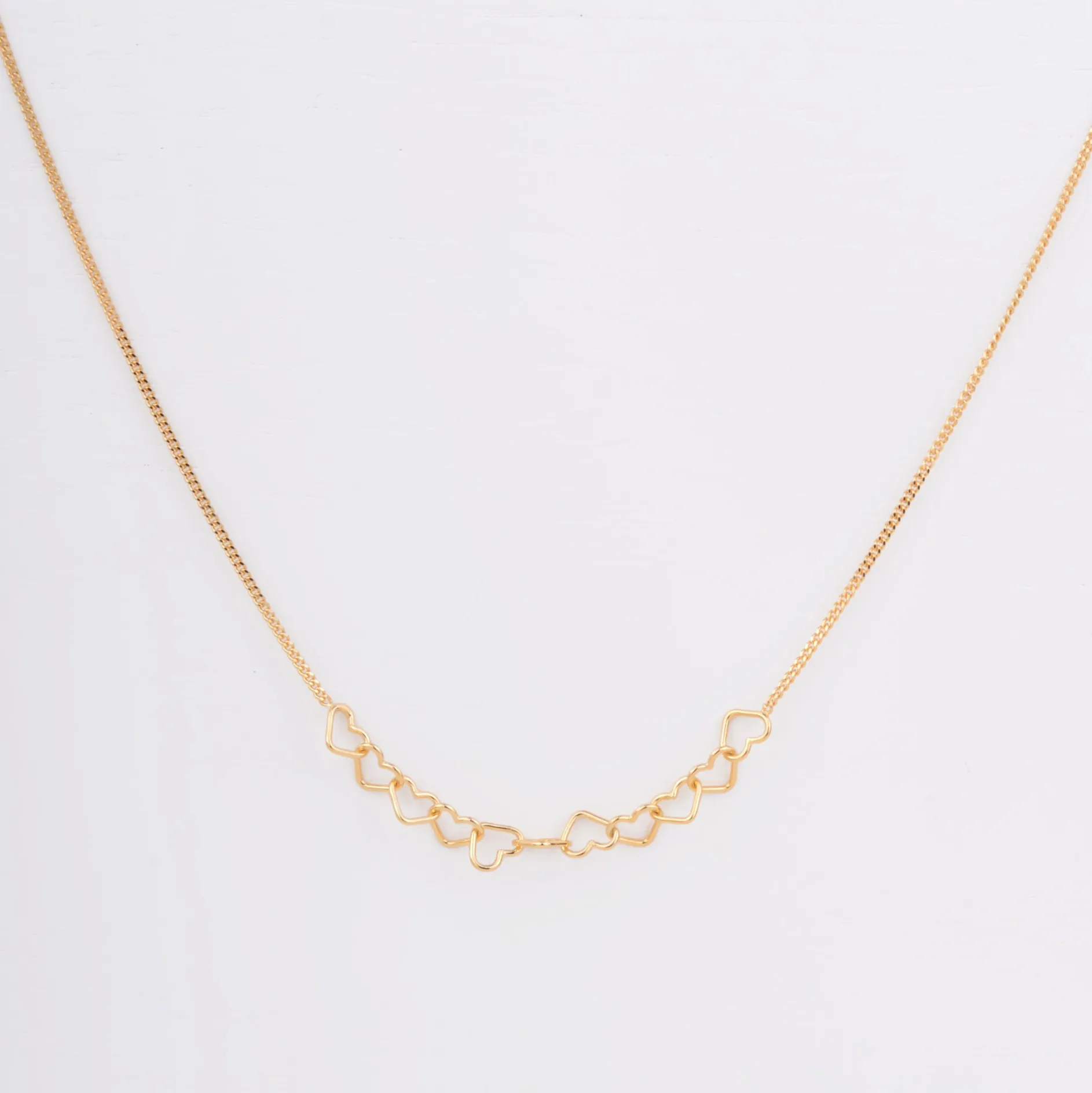 B2B Ketting heart on fire