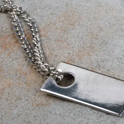 B2B Ketting pendant rectangle