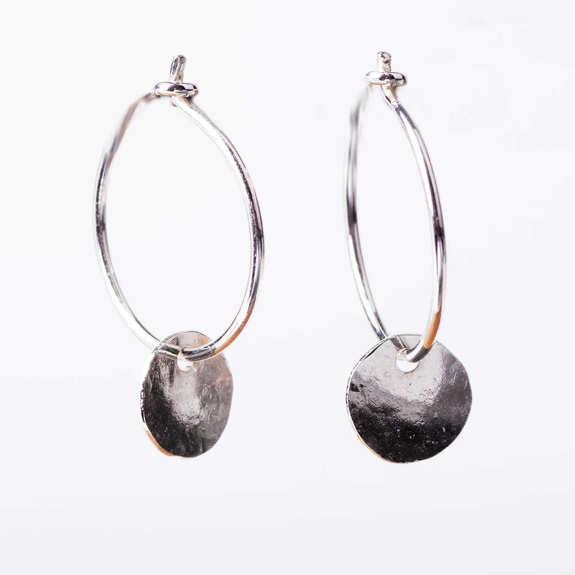 B2B Oorbellen bubbles hoop small