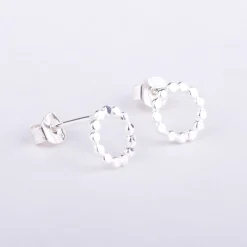 B2B Oorbellen flat pearl small