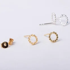 B2B Oorbellen flat pearl small