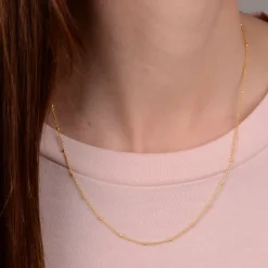 Ketting 14k bamboe