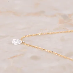 Ketting 18k dangling brilliance