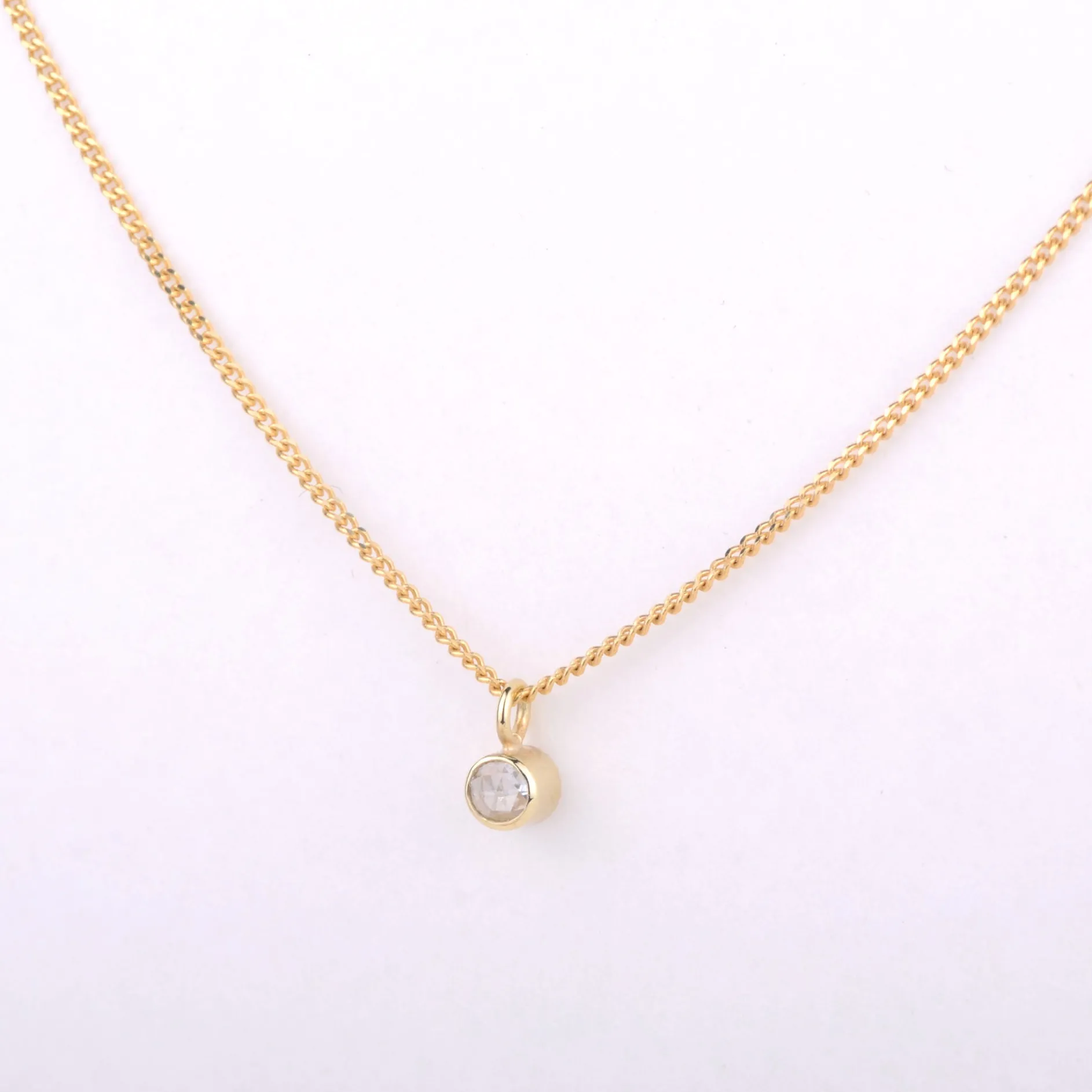 Ketting 14k in the name of the rose