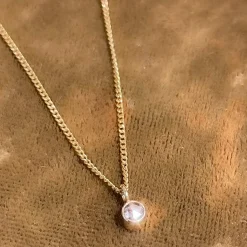 Ketting 14k in the name of the rose