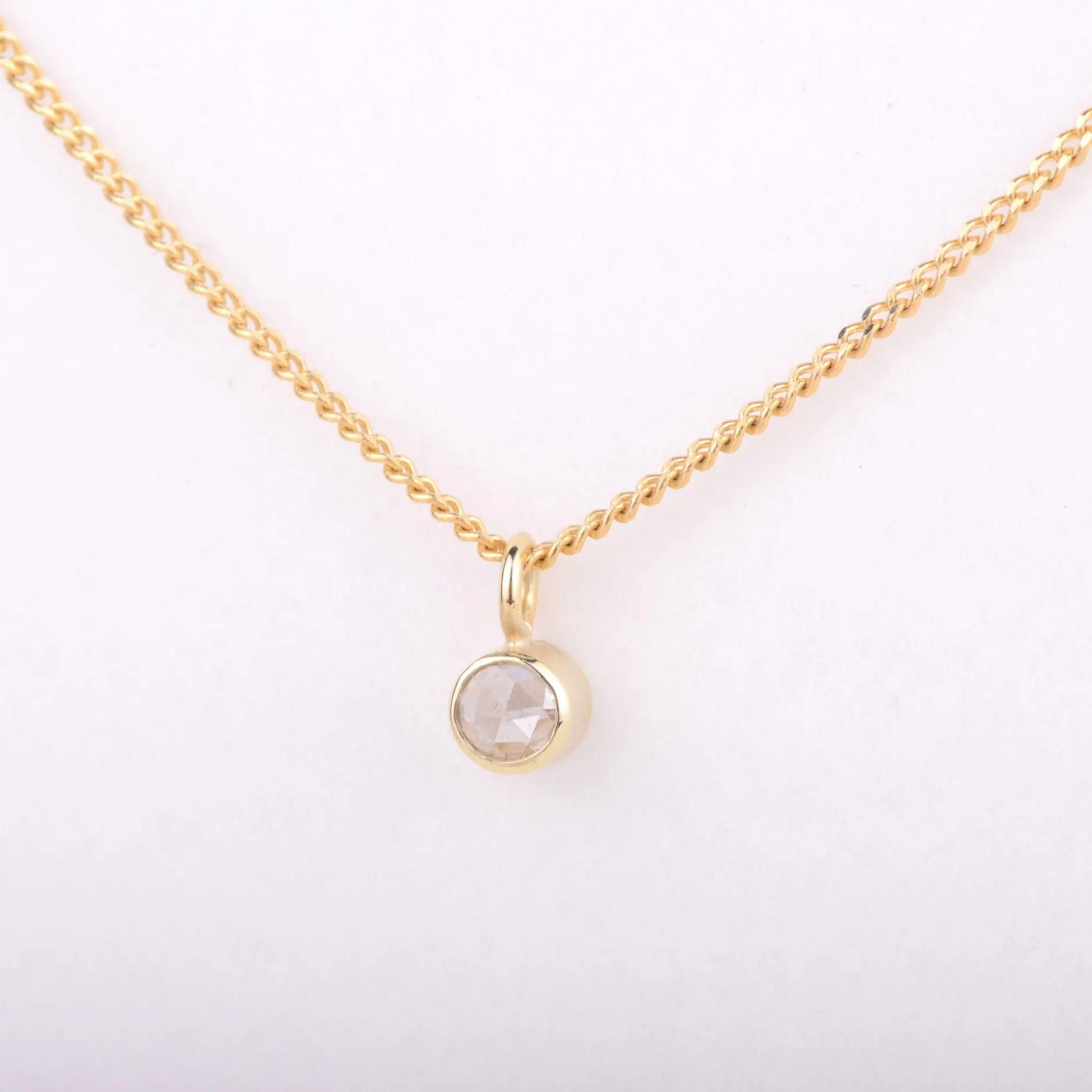 Ketting 14k in the name of the rose