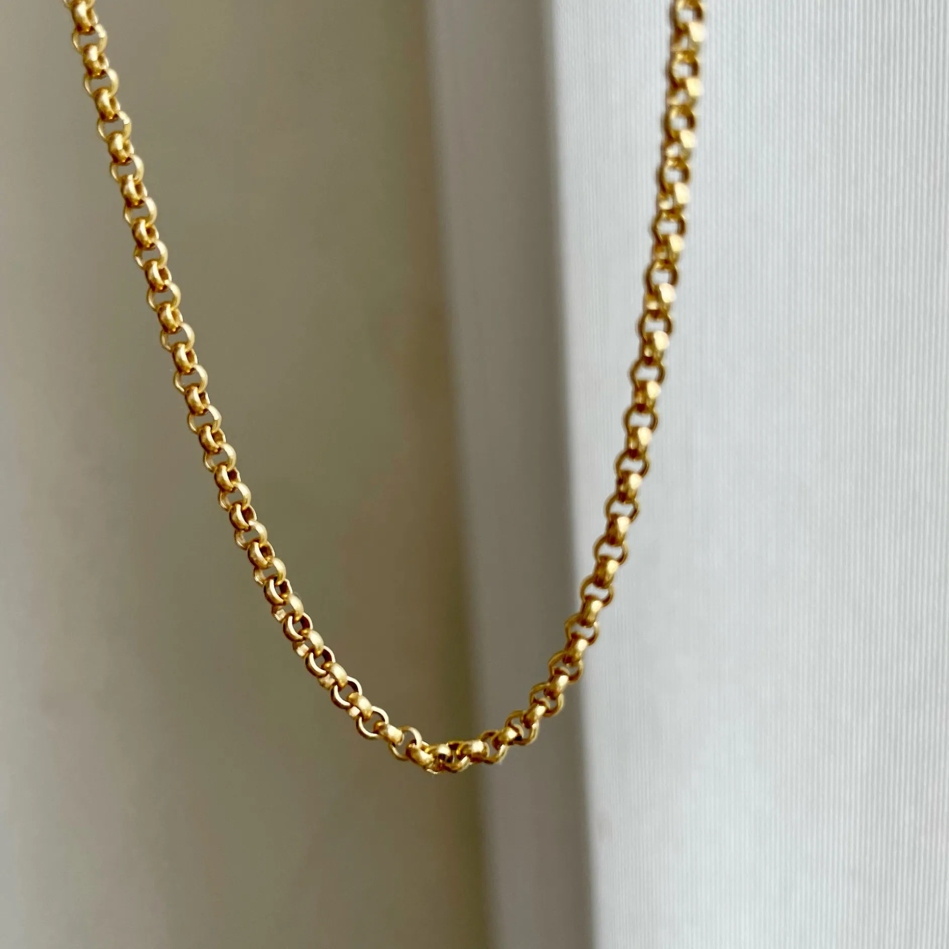 Ketting 14k jasseron