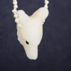 ketting 14k moon wolf