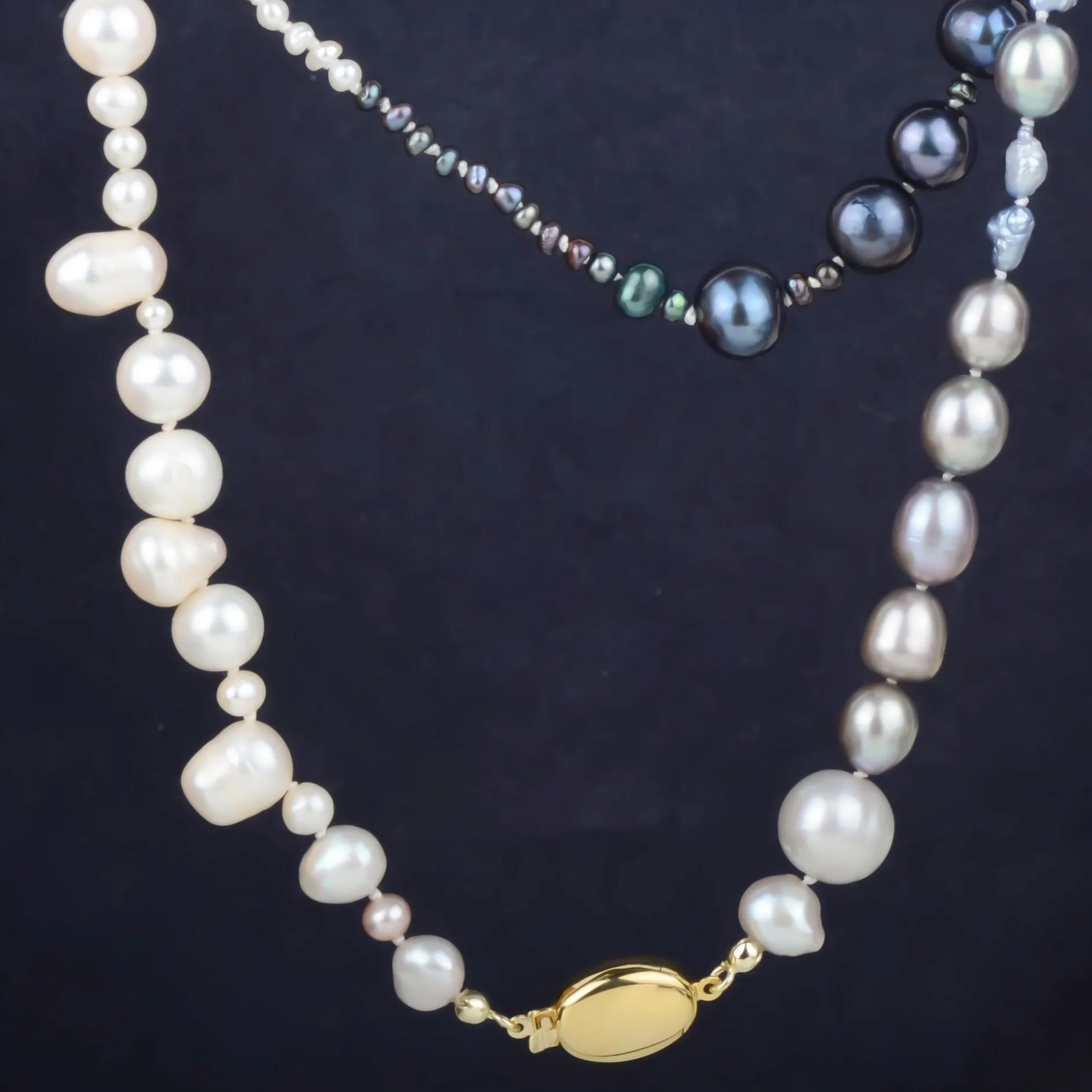 Ketting 14k night and day