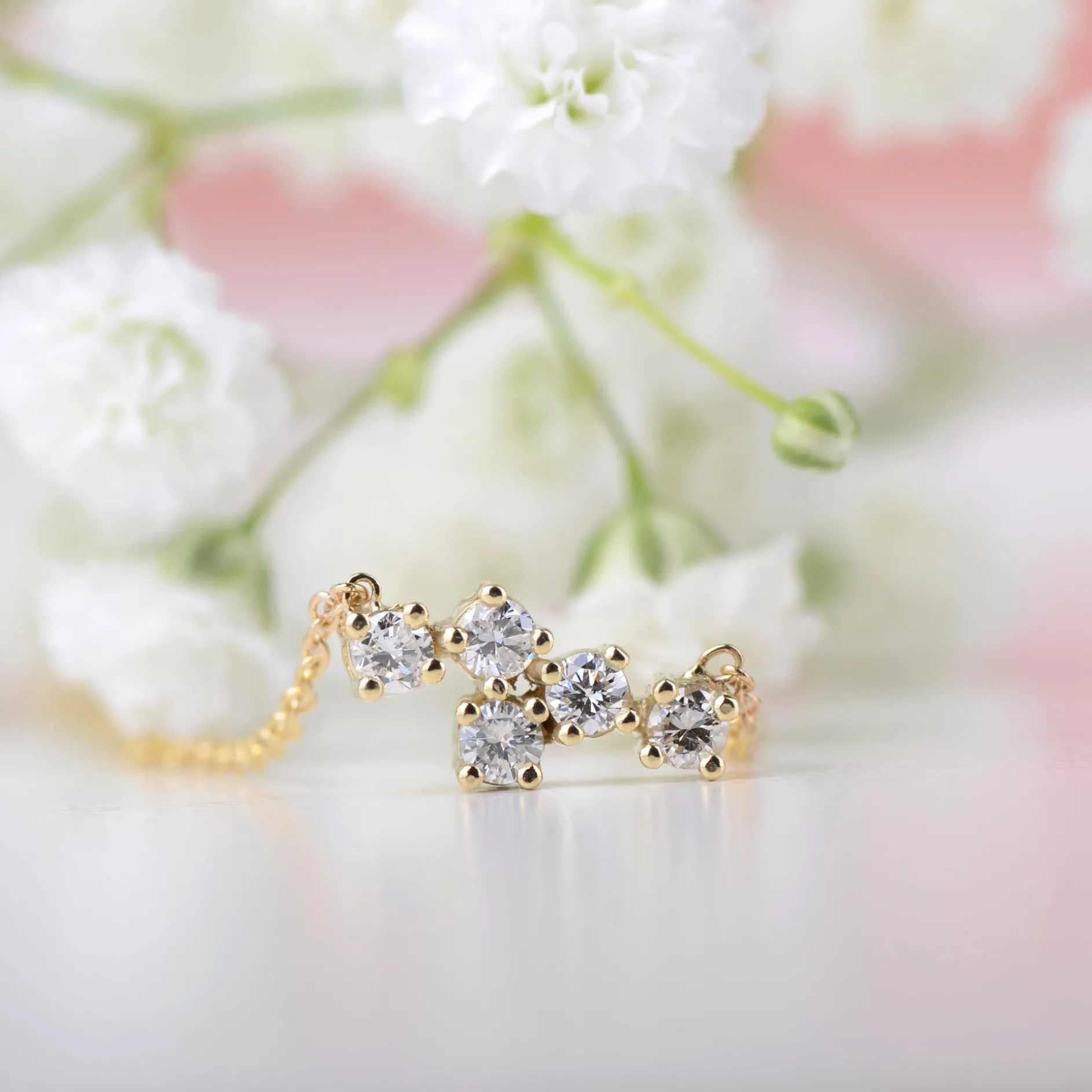 Ketting 14k starlight