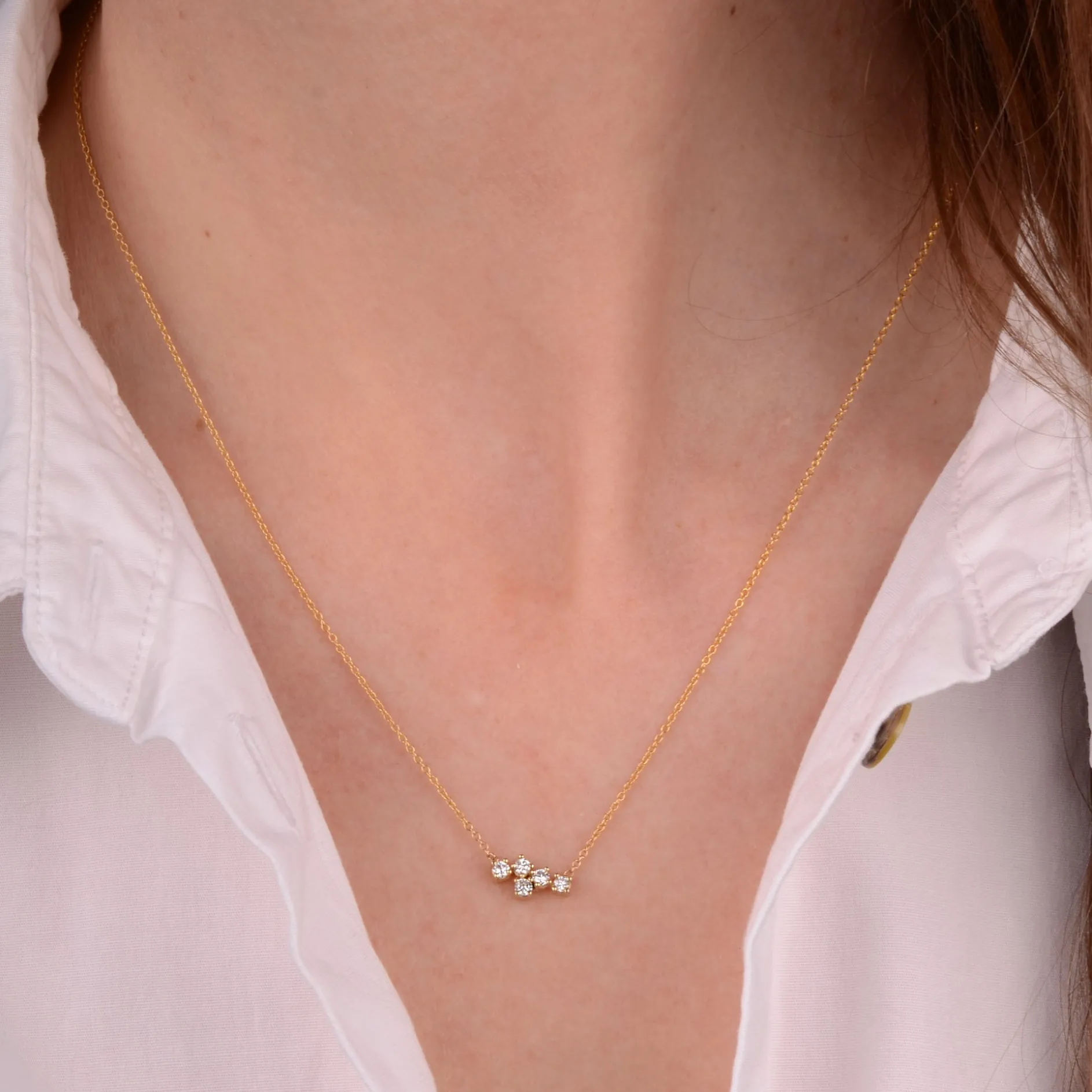 Ketting 14k starlight