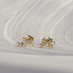 Oorbel 14k constellation