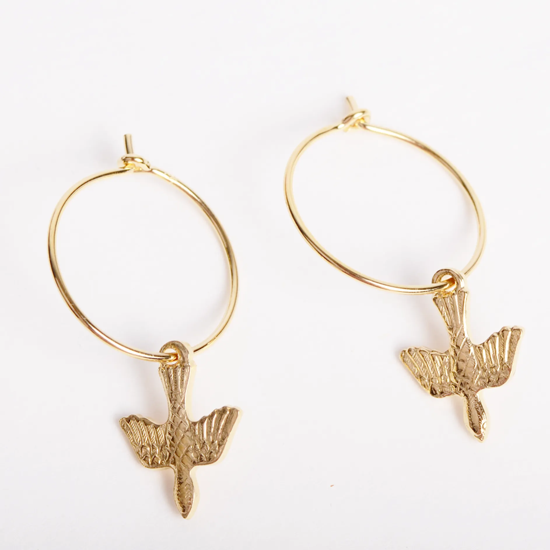Oorbellen bird hoop