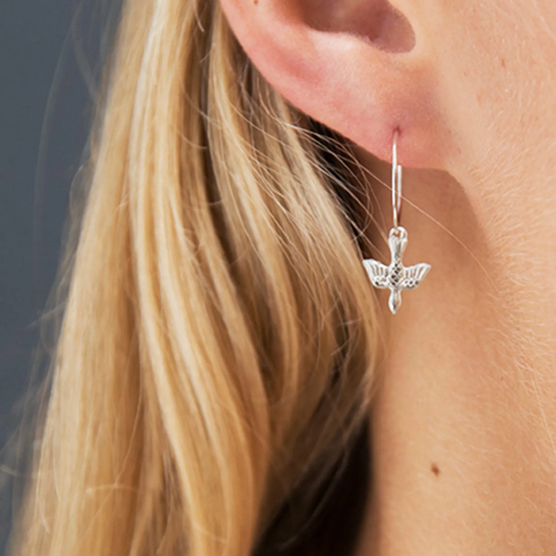 Oorbellen bird hoop