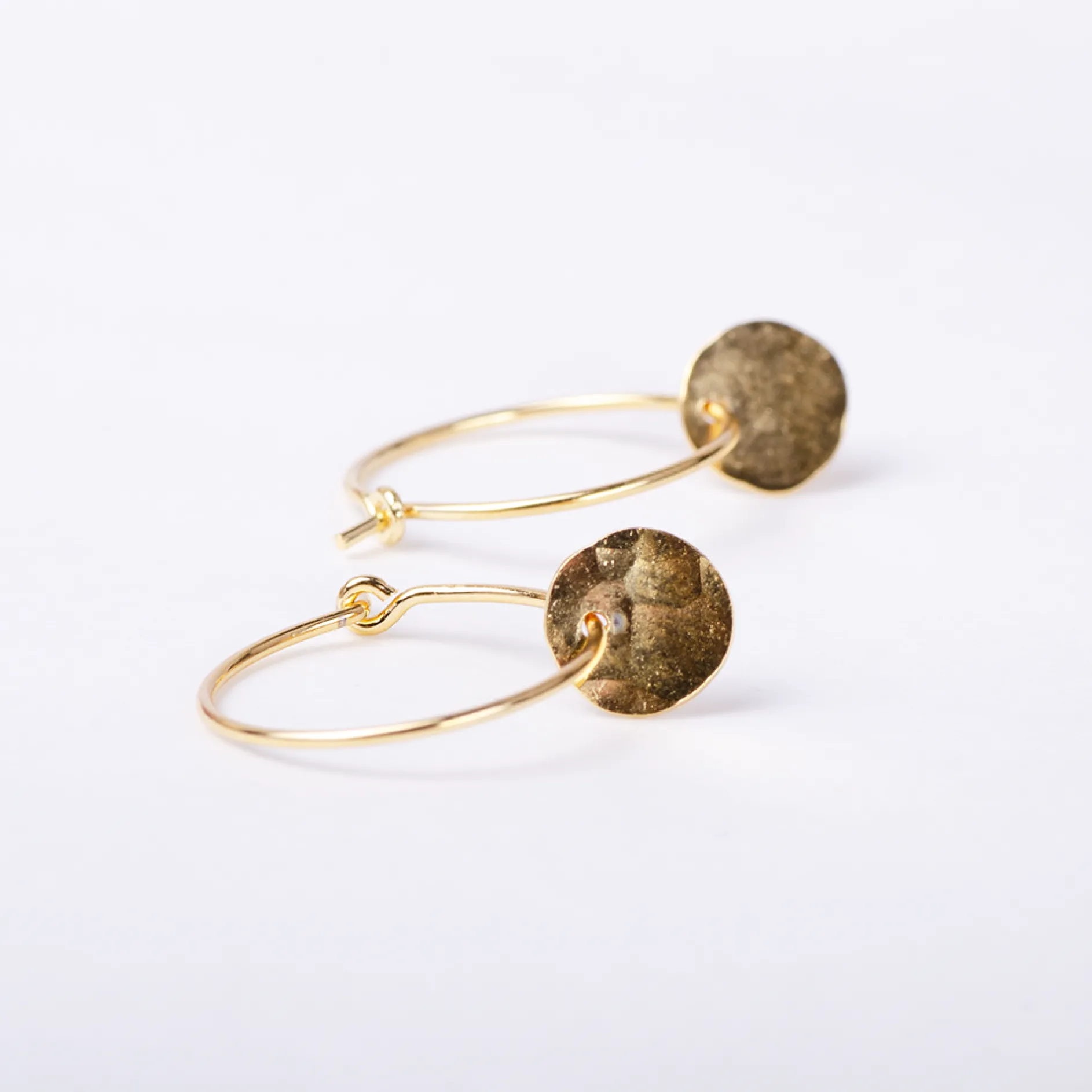 Oorbellen bubbles hoop small