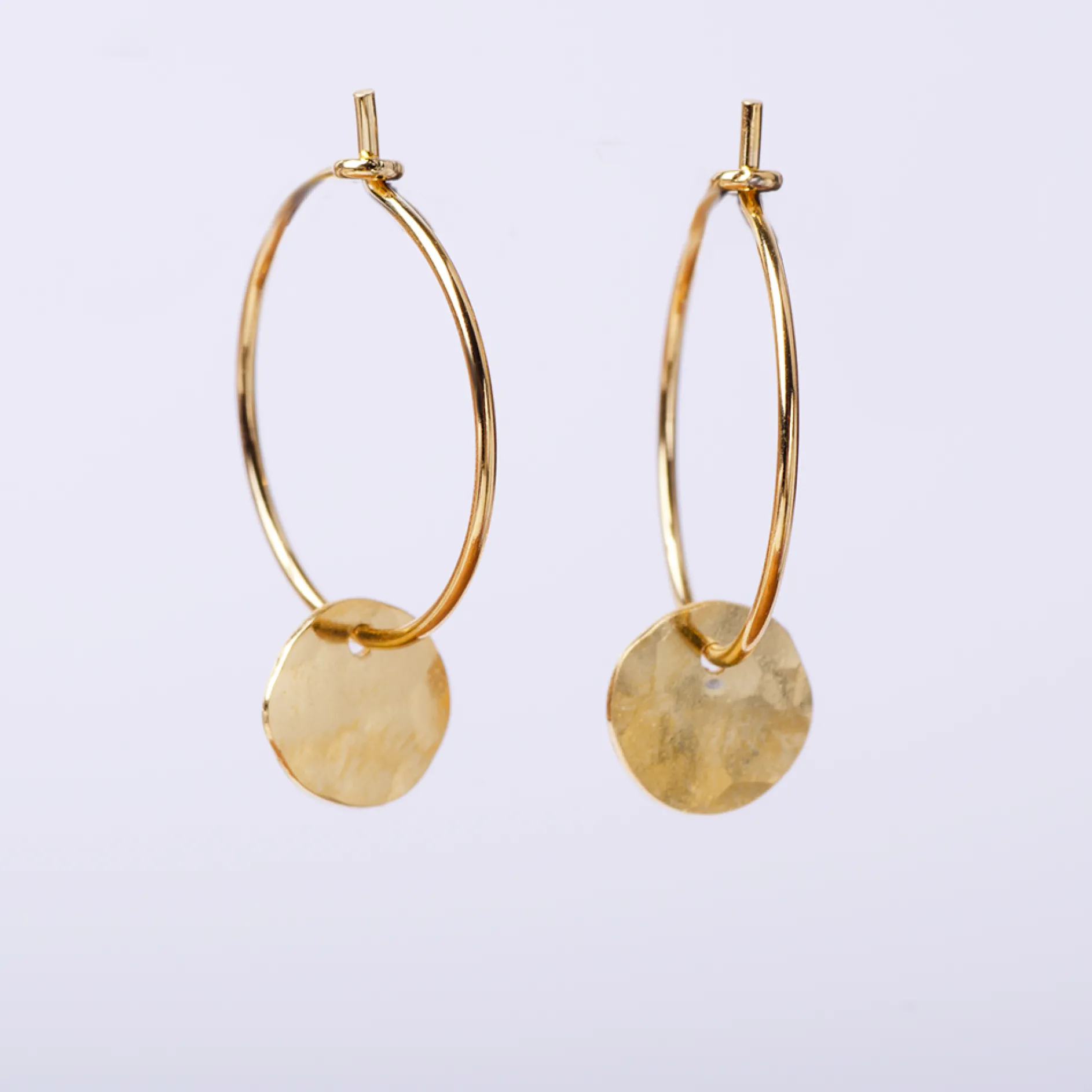 Oorbellen bubbles hoop small