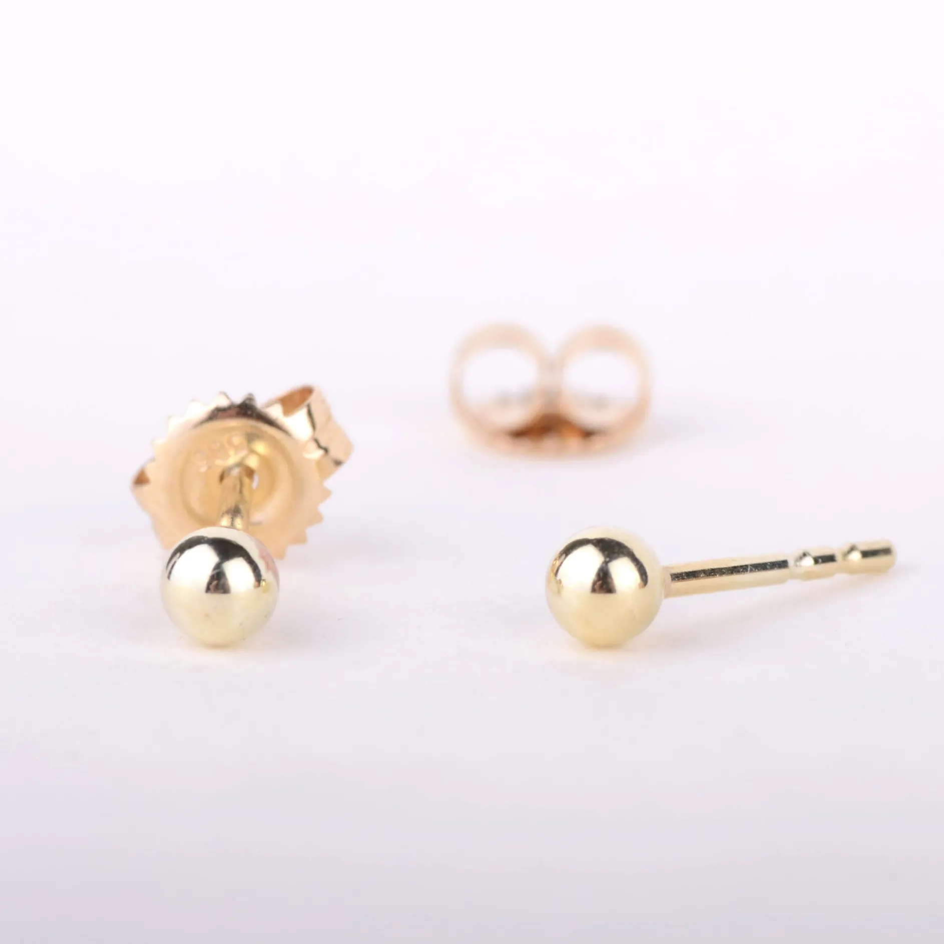 Oorbellen 14k ball