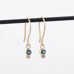 Oorbellen 14k Bouquet 'Een winters wonder'