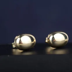 Oorbellen 14k nugget