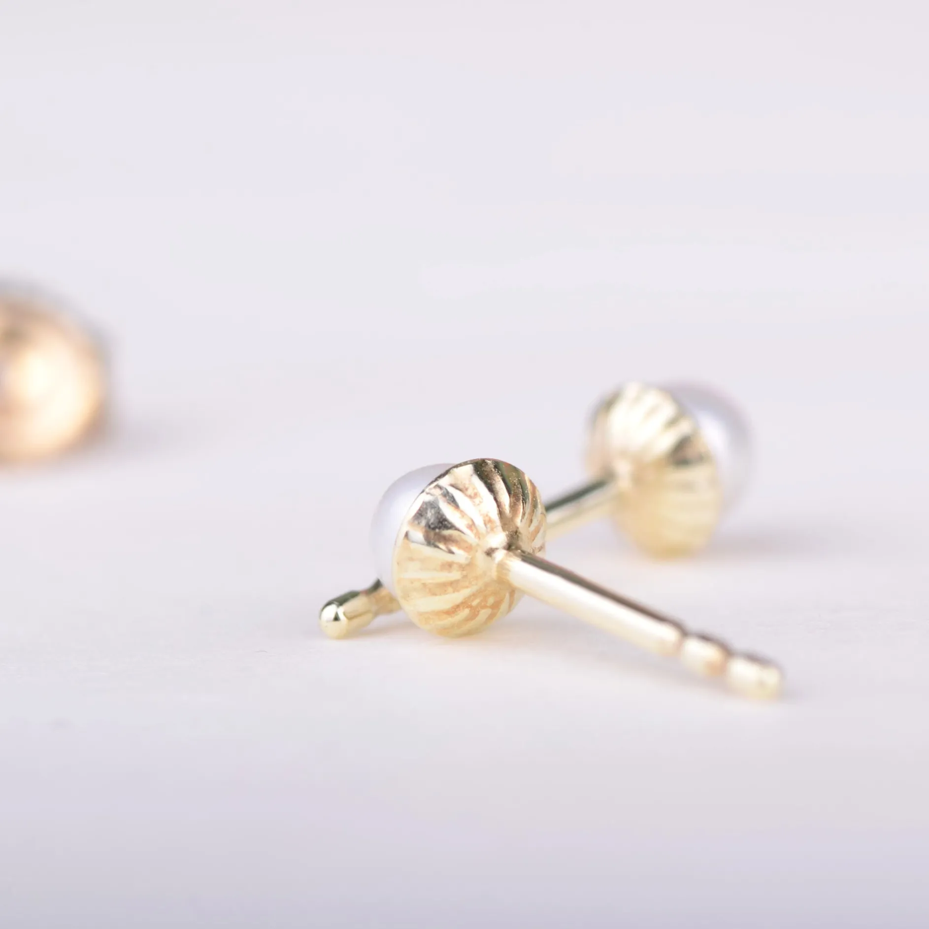 Oorbellen 14k pearl