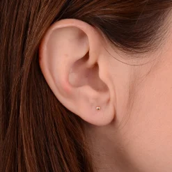 Oorbellen 14k small ball