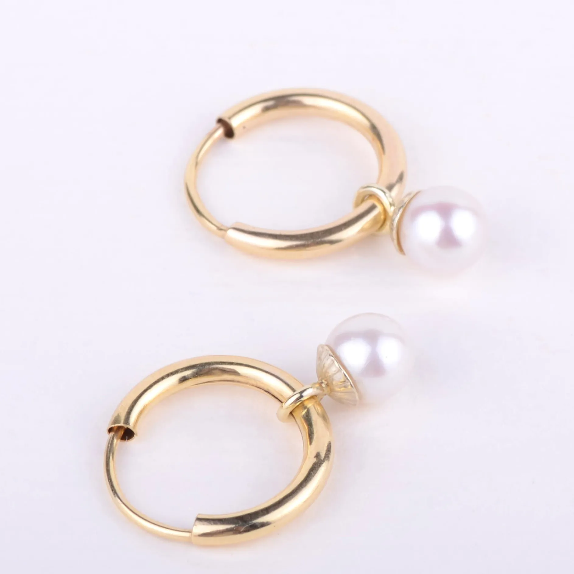 Oorbellen 14k whoops! pearl