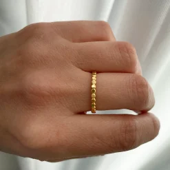 Ring flat pearl