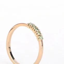 Ring 14k apple green