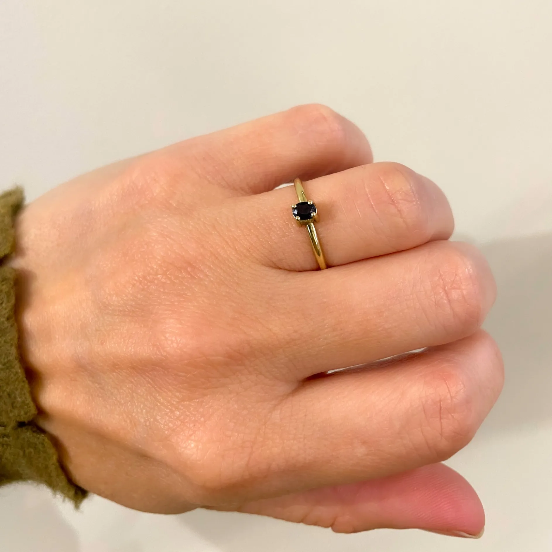 Ring 14k blue ocean