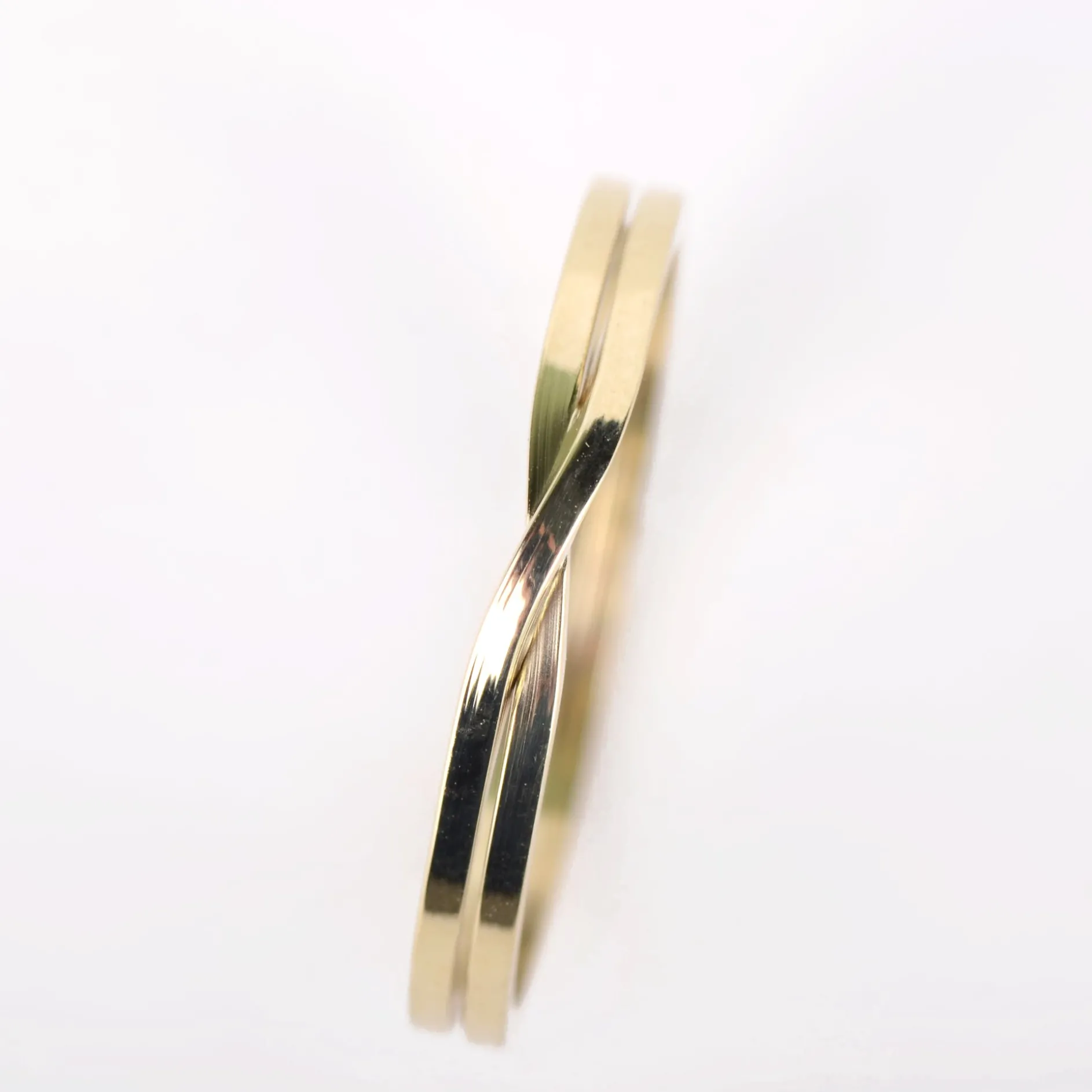 Ring 14k double stripe