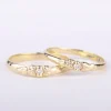 Ring 14k flower diamond