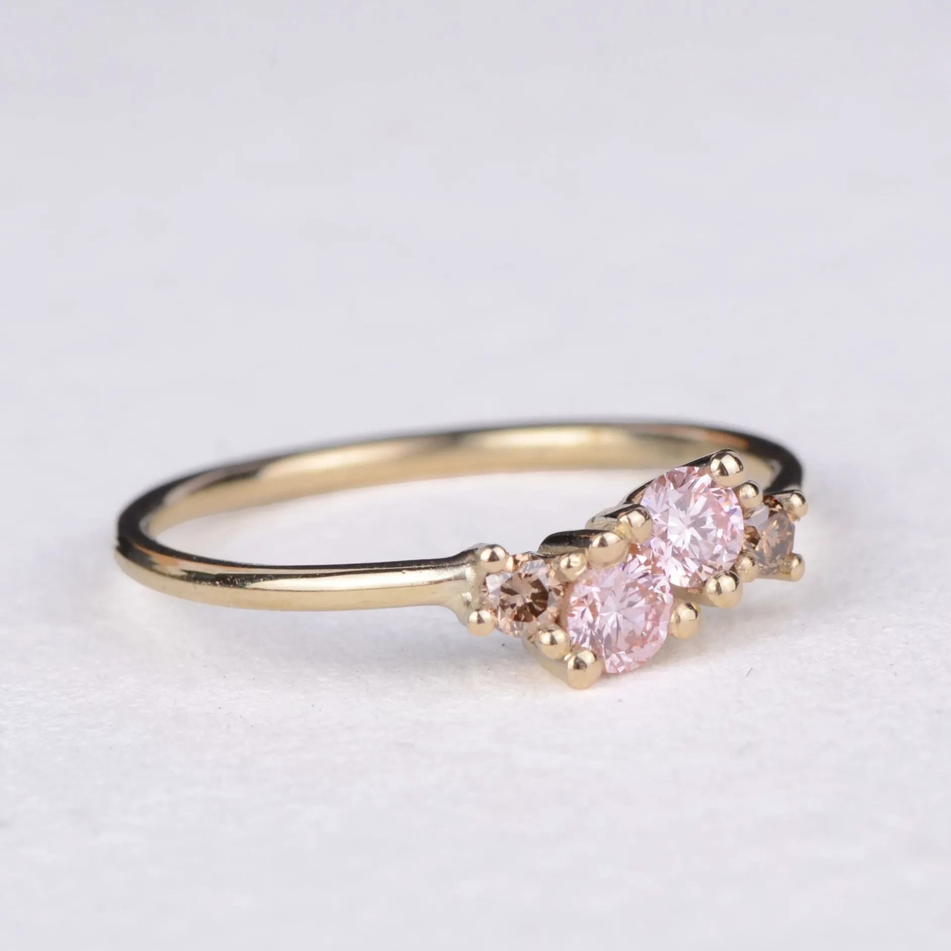 Ring 14k pink blush