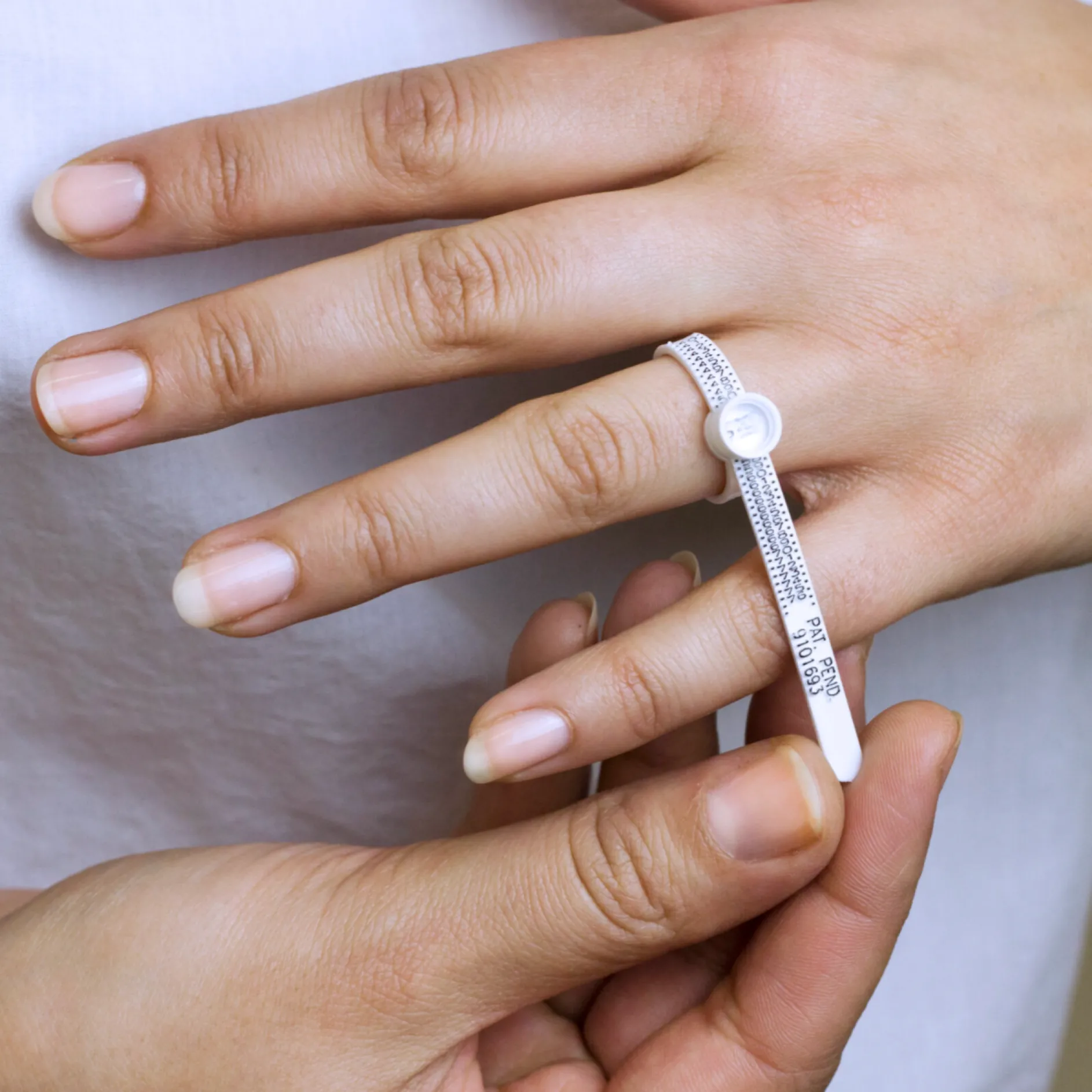 Ringsizer thuis je ringmaat opmeten